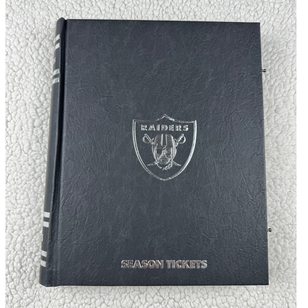 Las Vegas Raiders 2025 Complete Season Ticket Holder Book Box Set NFL Allegiant